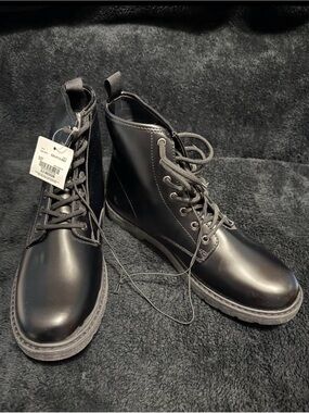 jcpenney Black Women's Lace-Up Ankle Boots